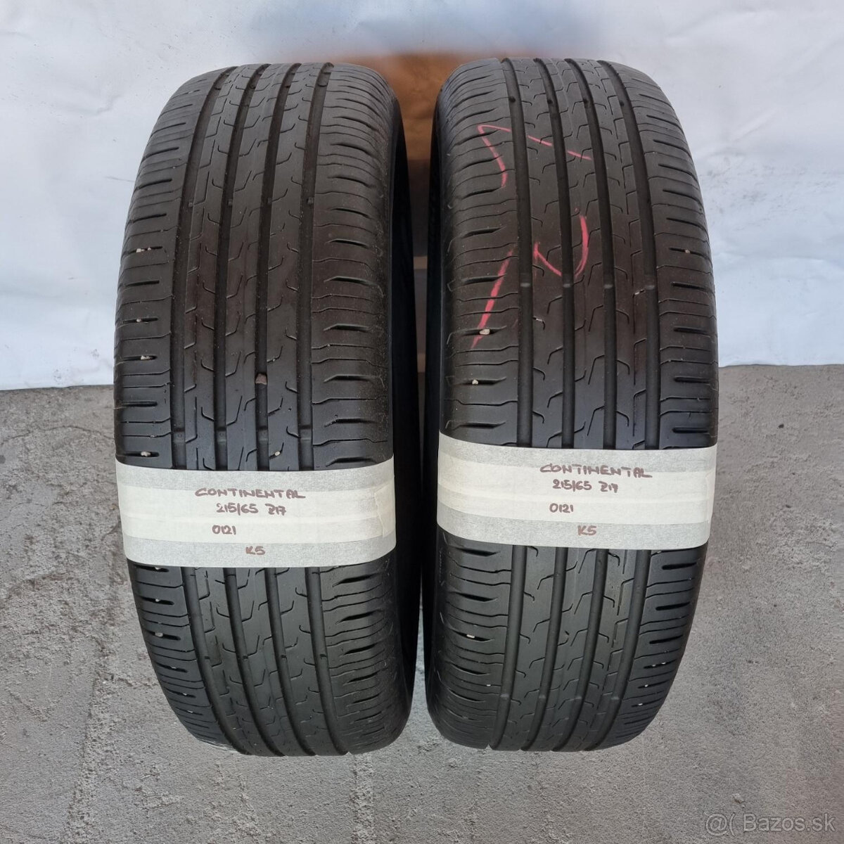 Letné pneumatiky 215/65 R17 CONTINENTAL DOT0121