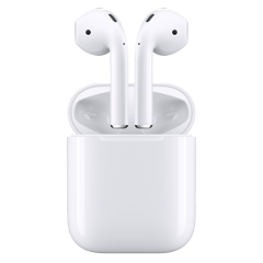 Airpods 2 + modry silikonovy obal