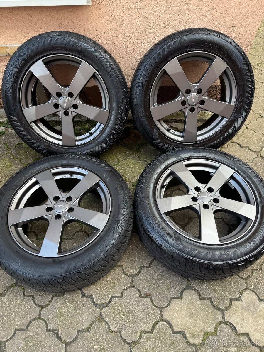 Elektrony+zimne pneu,5x105,215/60 R17