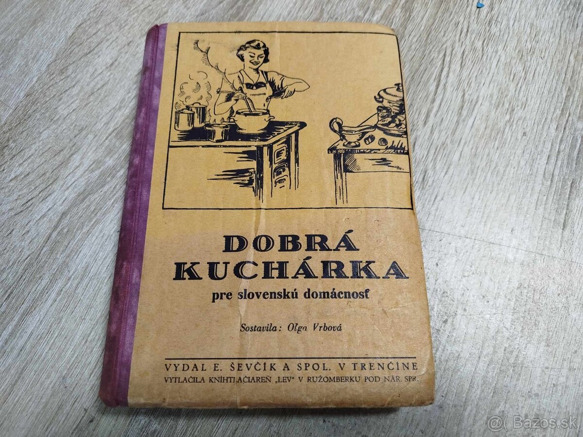 77 ročná DOBRÁ KUCHÁRKA pre slovenskú domácnosť - Vrbová Oľg