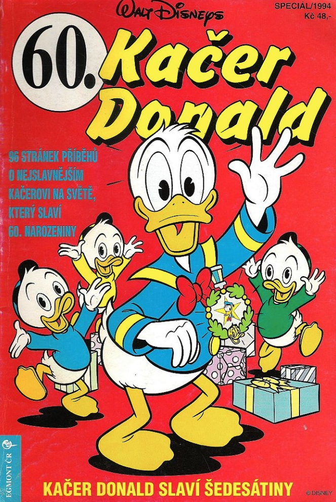 KUPIM - 60. Kačer Donald komiks z roku 1994 (na foto)