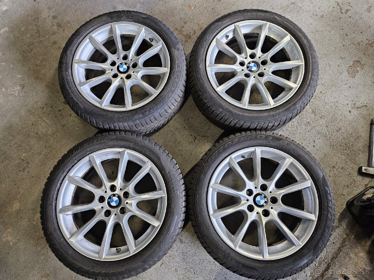 Hliníkové disky 5x120 + zimné pneu 245/45r18