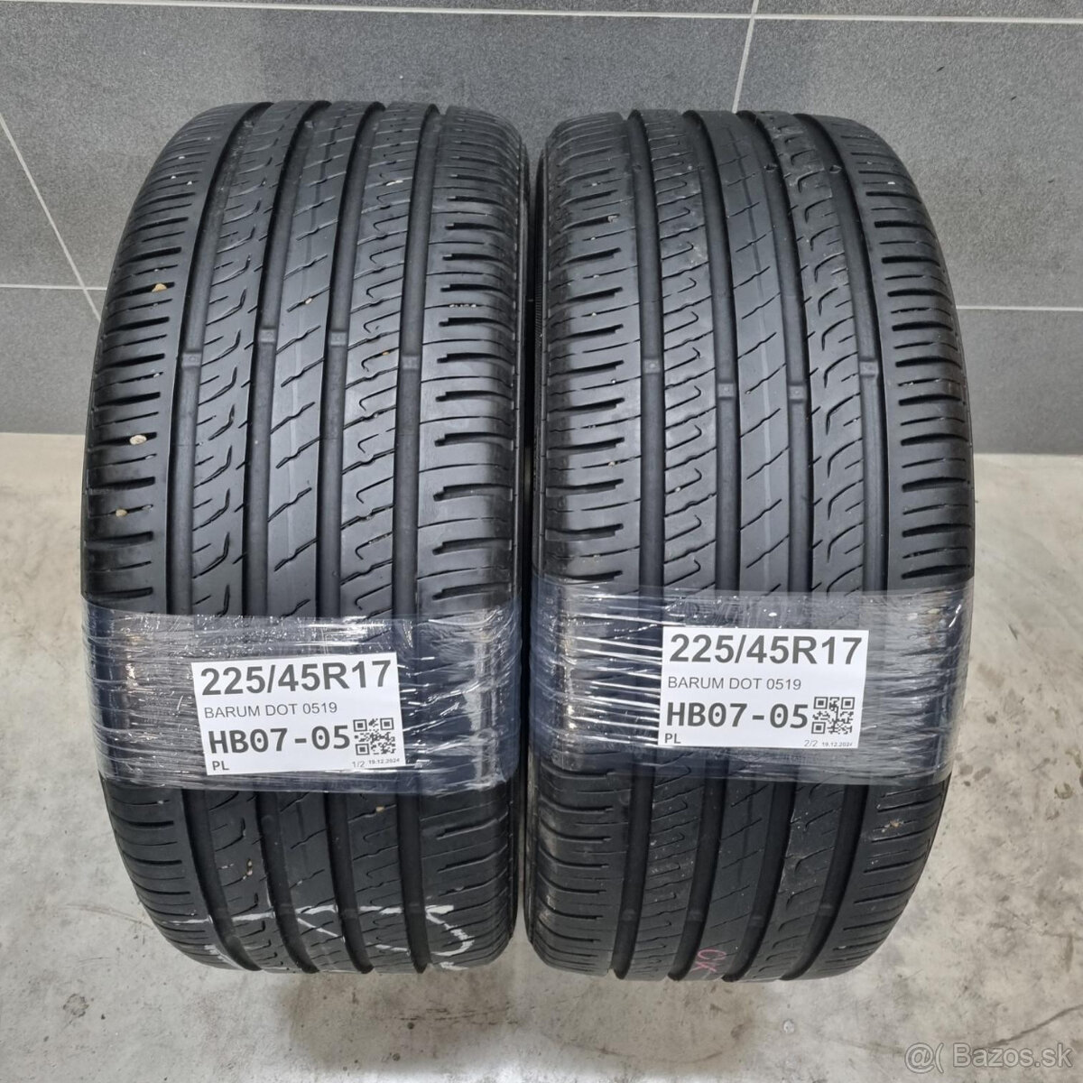 Letné pneumatiky 225/45 R17 BARUM DOT0519