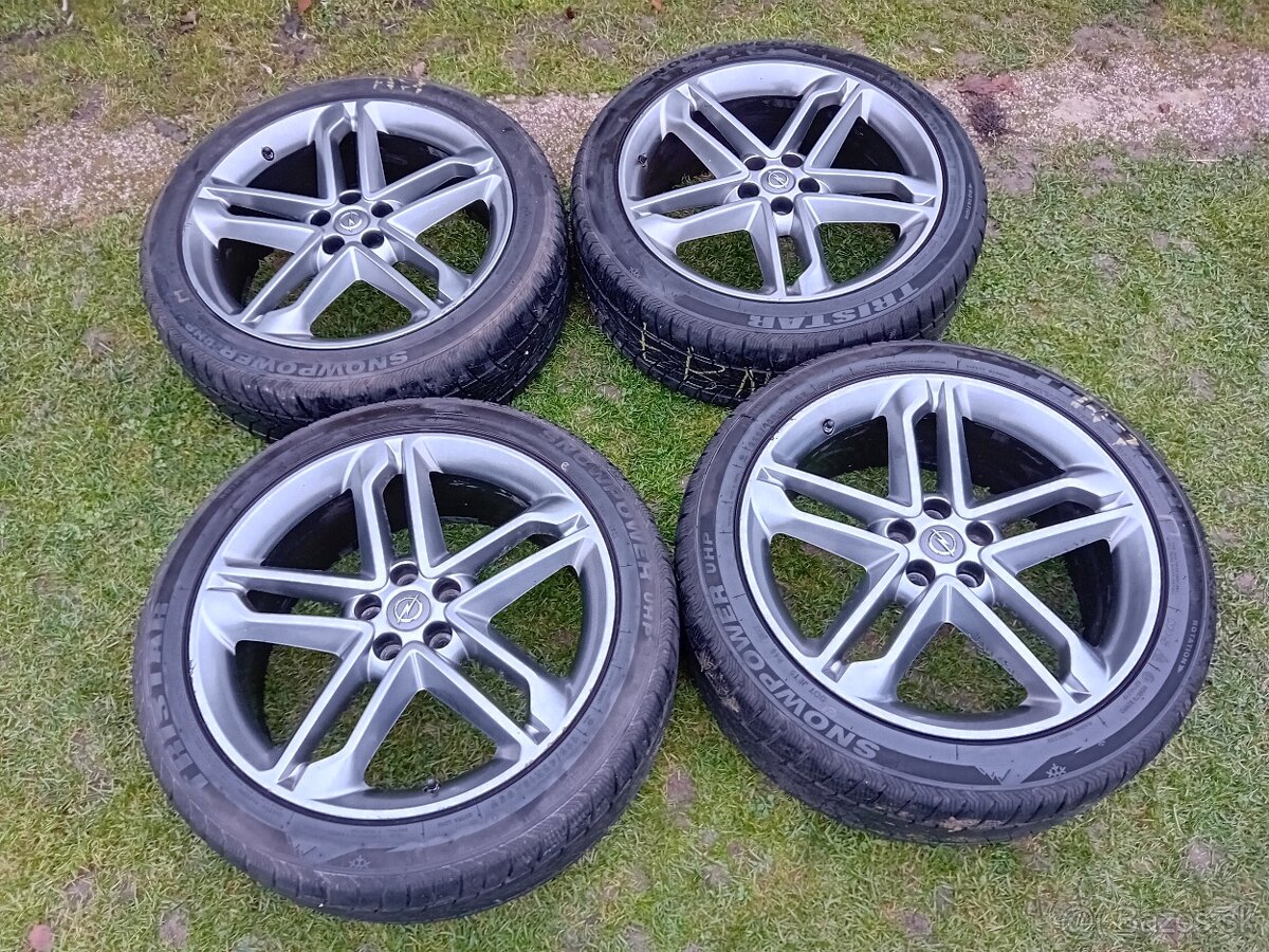 19" ALU 5x105 orig OPEL Mokka + zimné 225/45 r19 8mm TOP