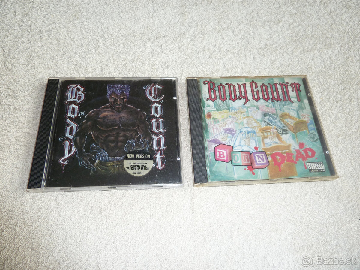 Predám CD albumy od Body count ako nové bez škrabanca