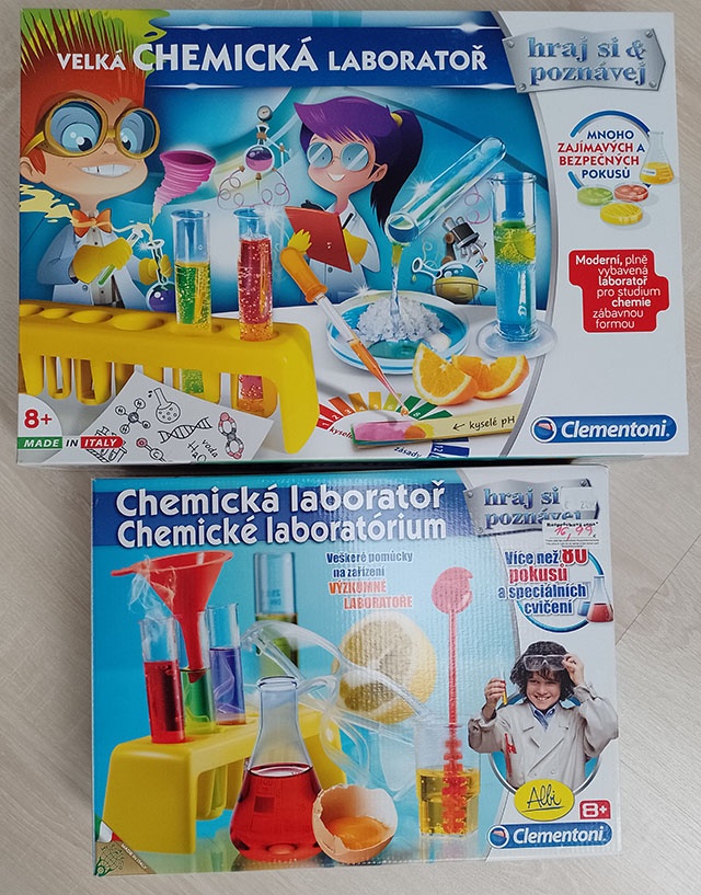 2× Chemické laboratórium (Veľké + Klasické)