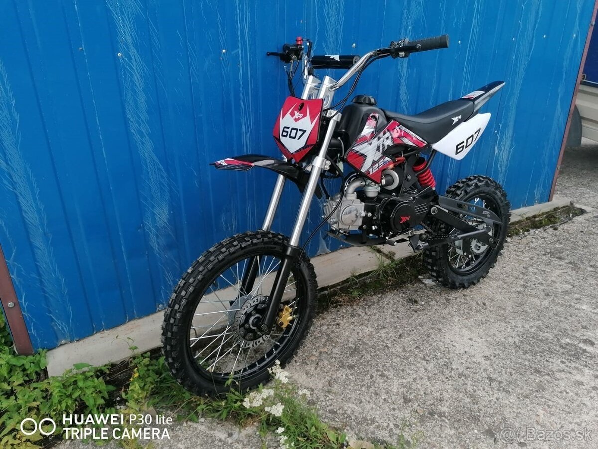 Pitbike 125cc 17/14 červená