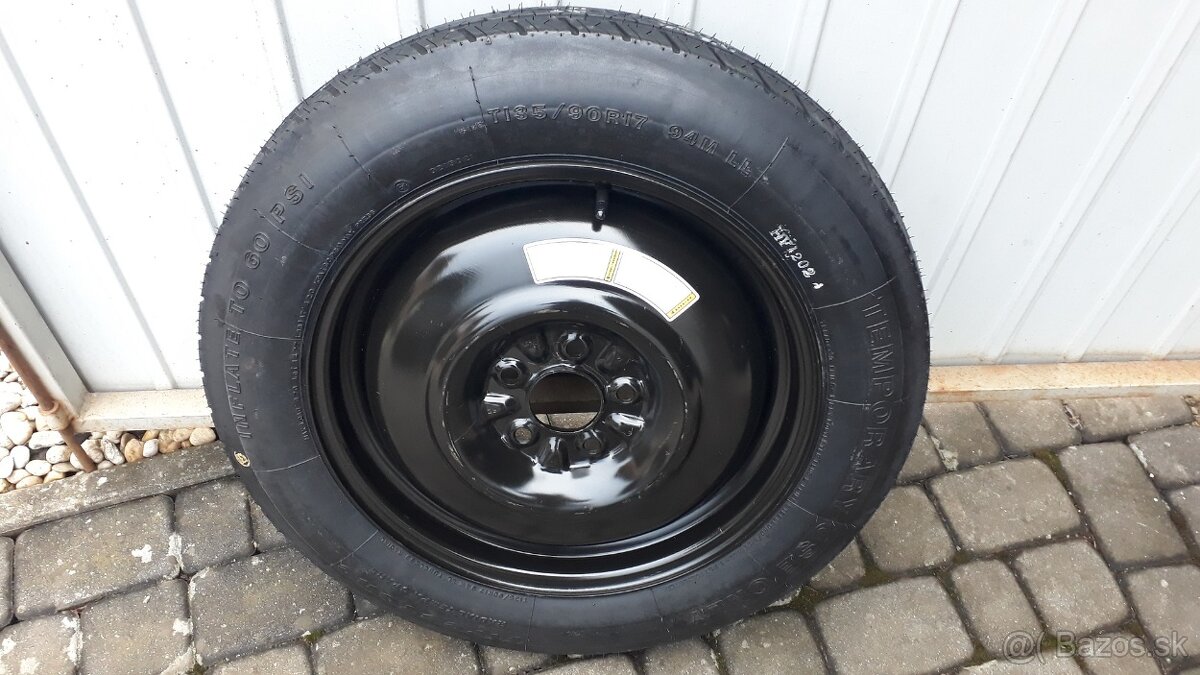 Dojazdové koleso - rezerva 135/90 R17