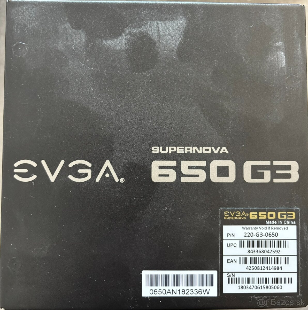 Predám - EVGA SuperNOVA 650 G3