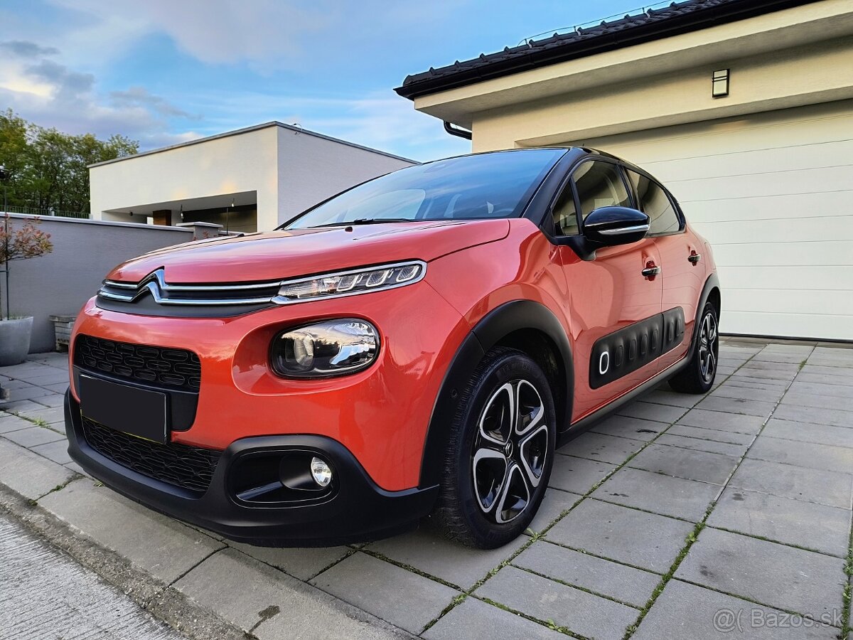 Citroen C3, benzín, AUTOMAT, V ZÁRUKE, Nové kúpené v SR