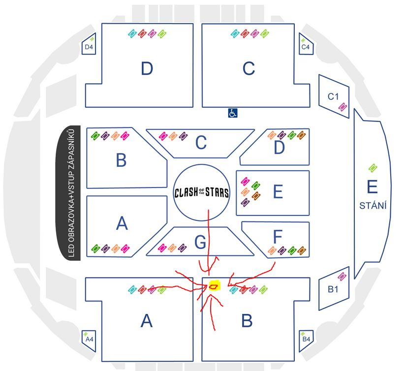 Clash of the Stars 10 The End - Brno - sektor B