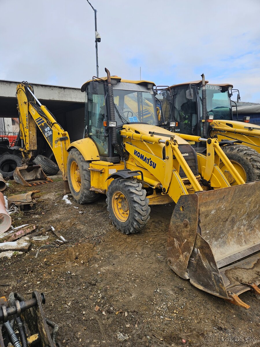 Traktorbáger Komatsu WB93 R