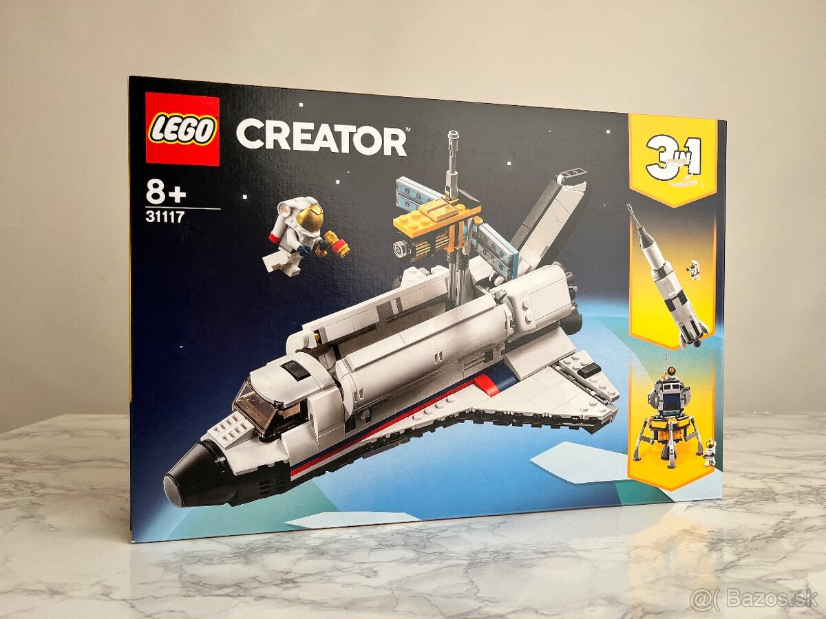 LEGO® Creator 31117 Vesmírne dobrodružstvo s raketoplánom