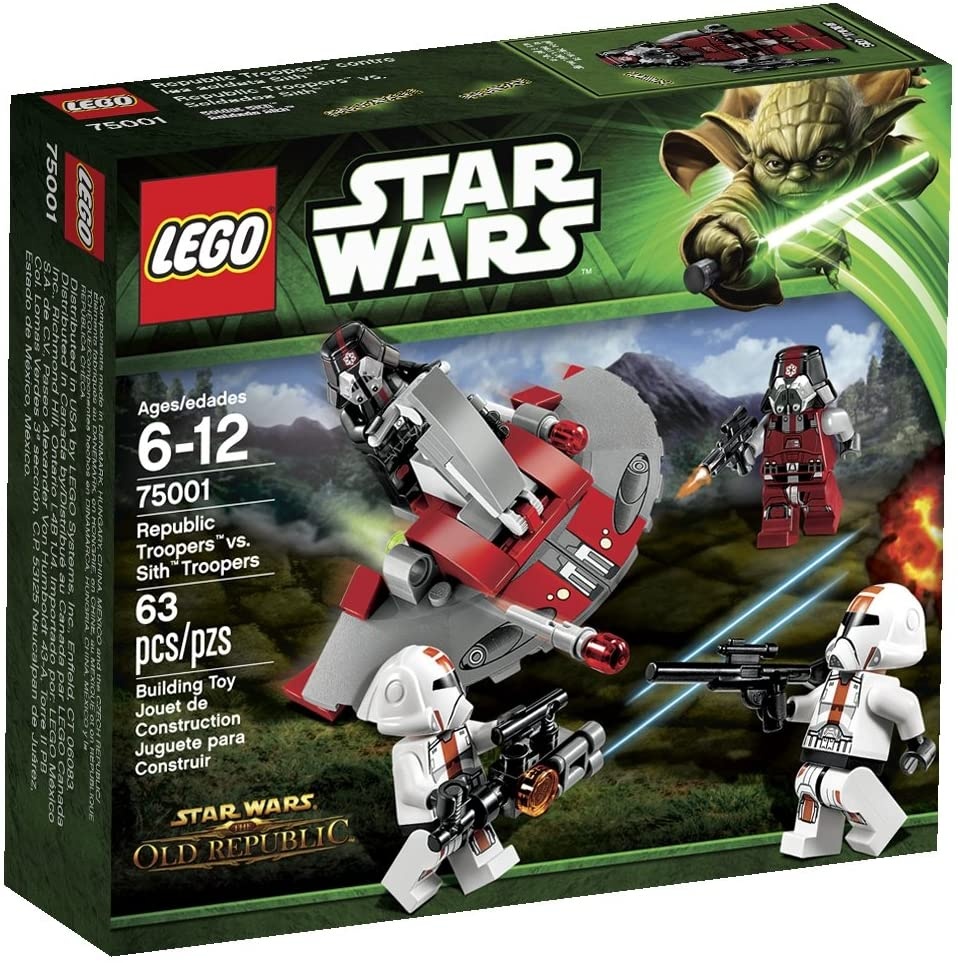 Lego Star Wars Republic troopers vs sith troopers