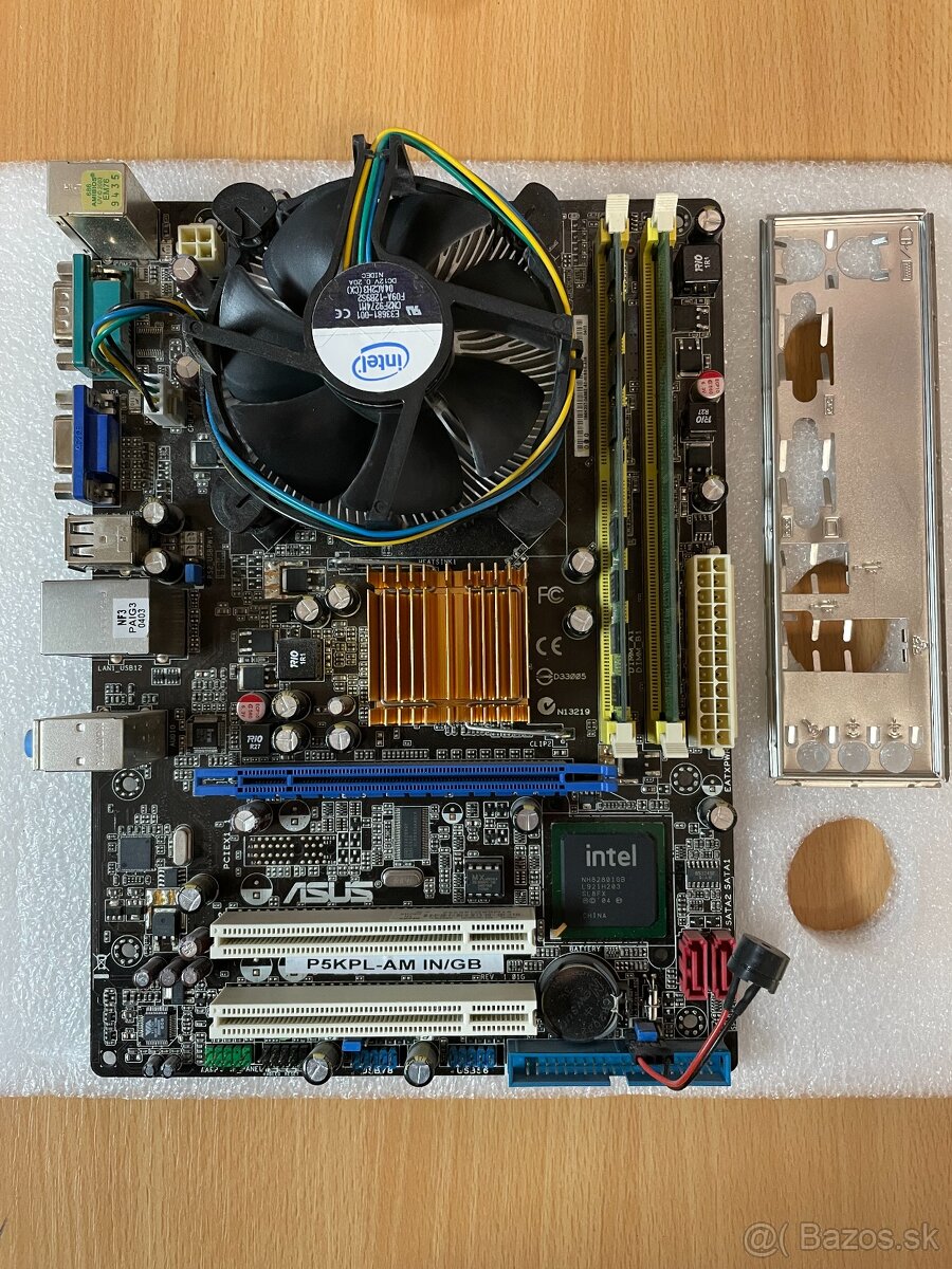 set doska s. 775 + Pentium dual core E5300 + 3GB ram