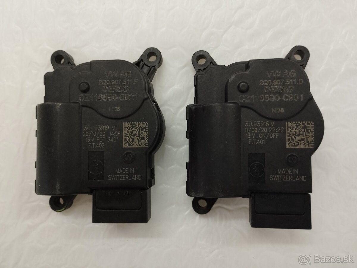 2Q0907511F 2Q0907511D servomotor kurenia, motor nastavovaci