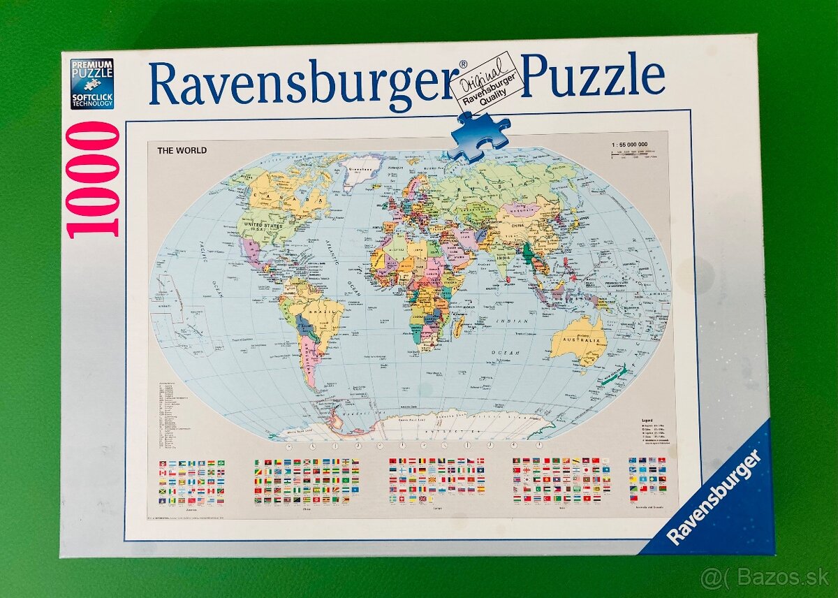 Ravensburger Puzzle 1000, THE WORLD