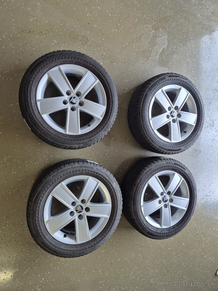 ALU DISKY r15 5x100 ET38 orginál ŠKODA