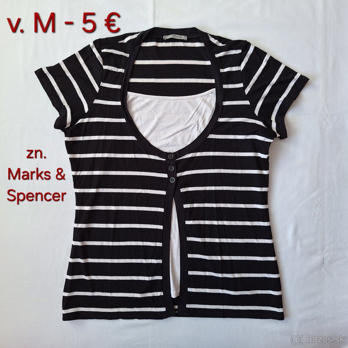 TRIČKO dámske Marks&Spencer (v. M) 5 €