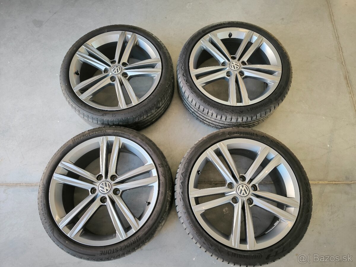 Elektrony original VW 5x112 R18 et51 7,5J s pneumatikami