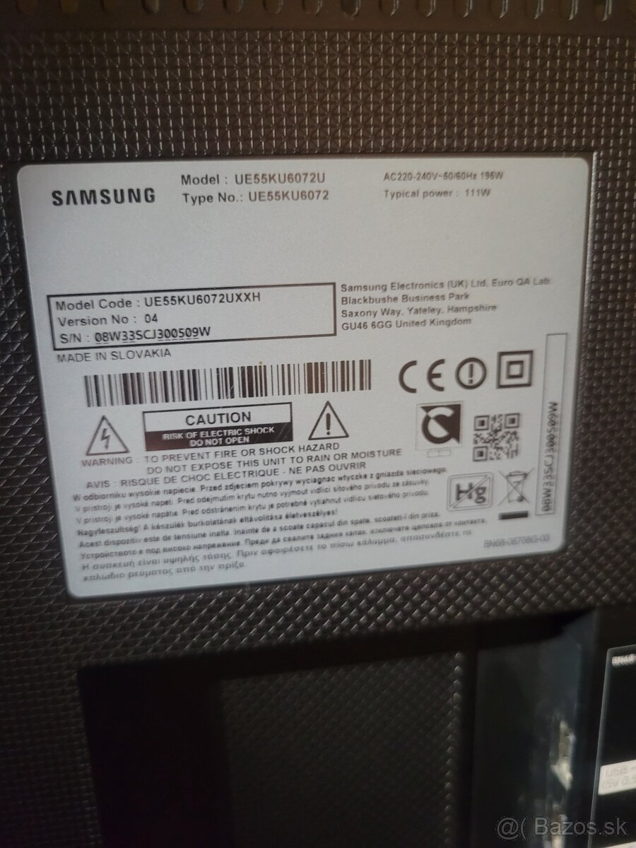 Samsung Smart TV full HD 4ka 65" 165cm uhlopriečka