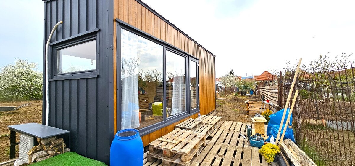 PNORF – predaj,zariadený „tiny house“, 17,5 m2, klimatizácia