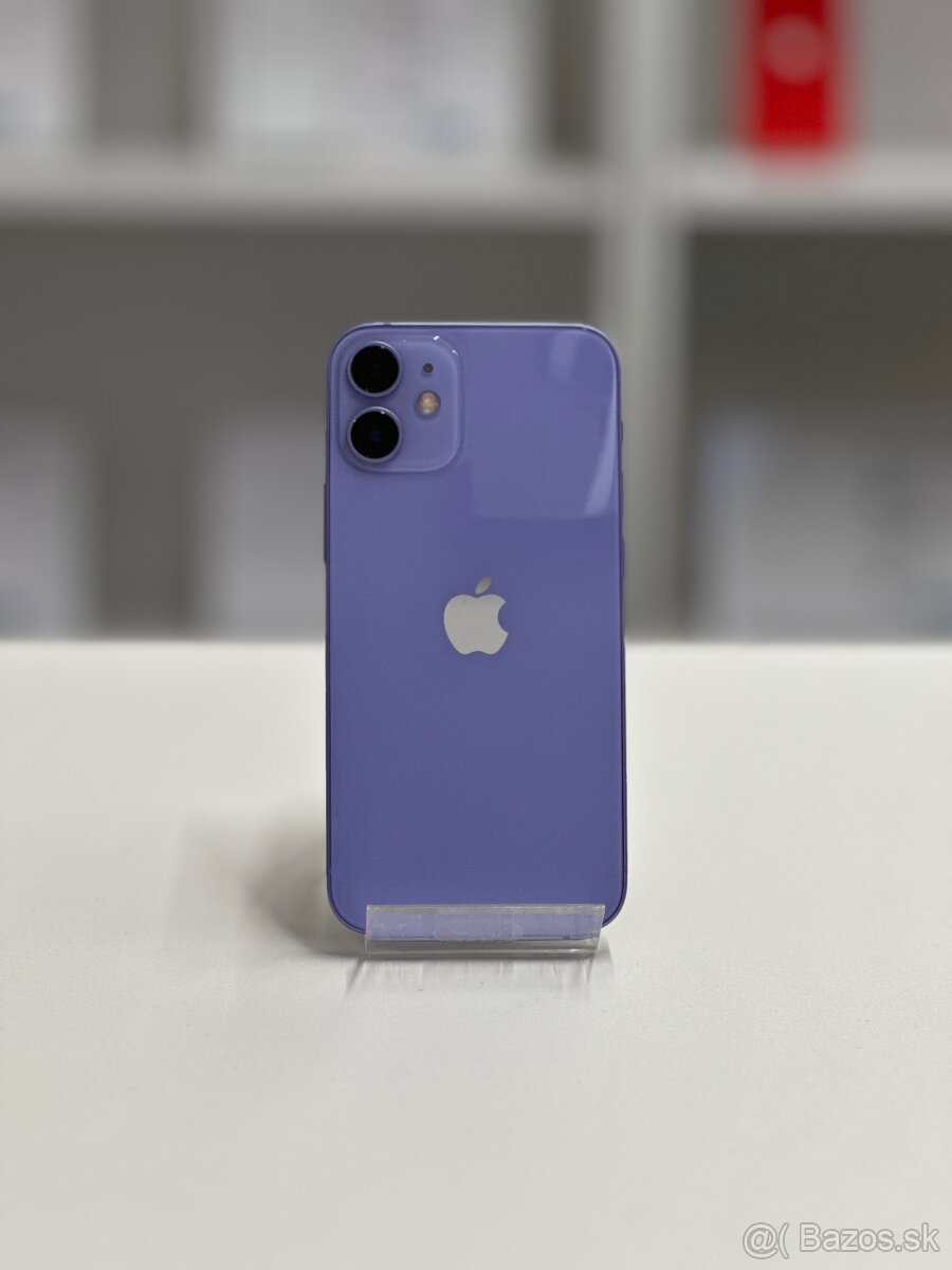 ZÁRUKA 2 ROKY /  Apple iPhone 12 Mini 128GB Purple, 100%