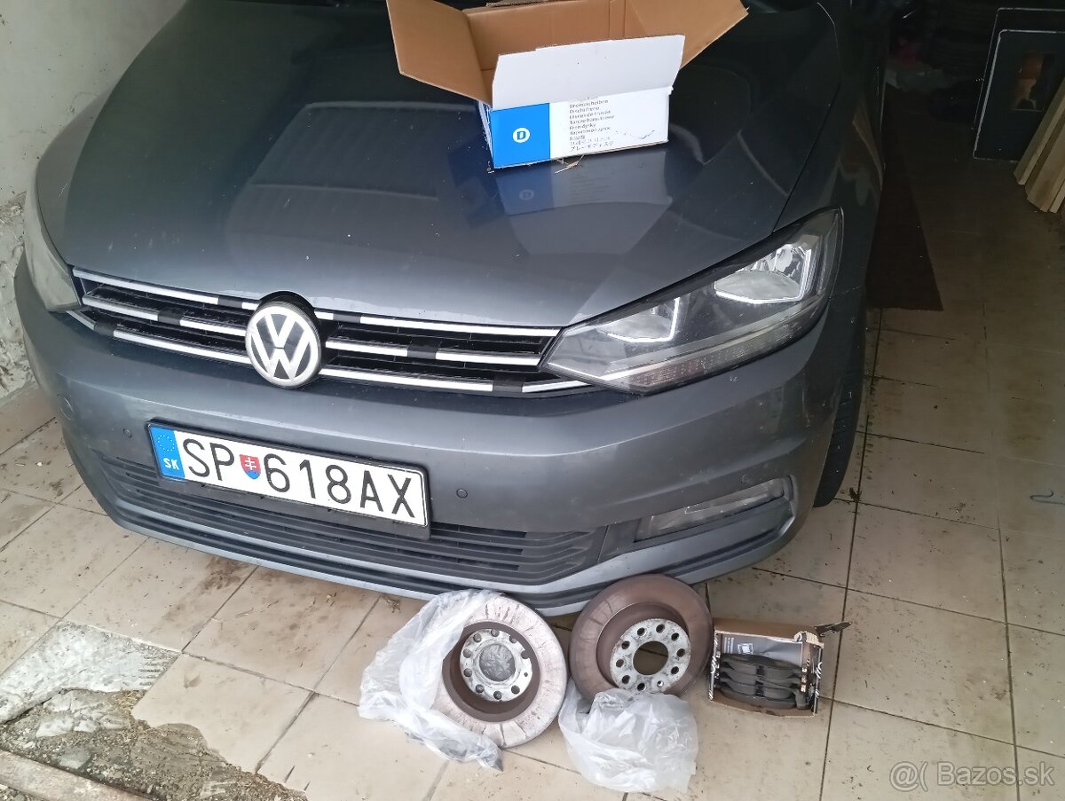 Predám dobré brzdové na VW Touran