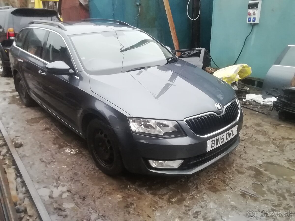 Rozpredám škoda octavia 3 combi 1,6 tdi 77 kw CLH