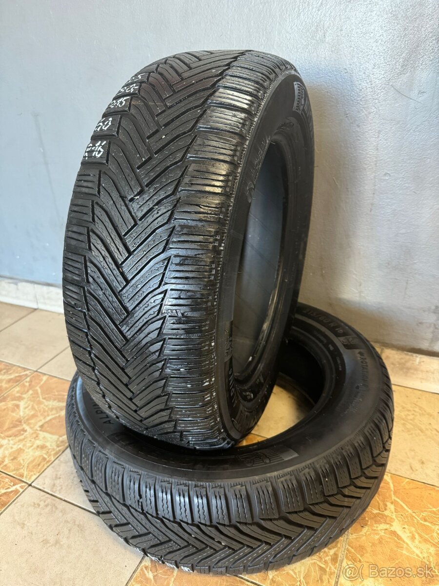 Pneumatiky celorocne 2ks 215/60R16 Michelin Alpin 6