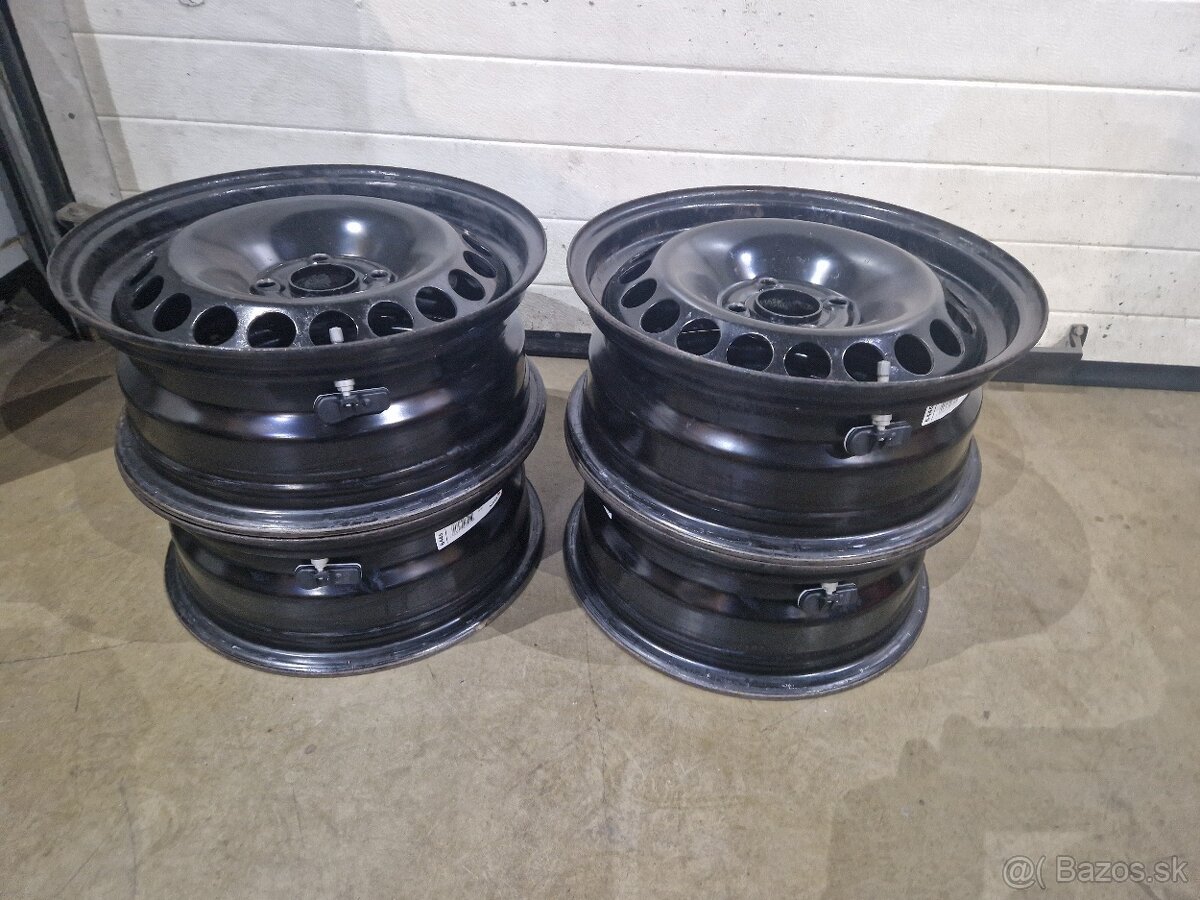 Predam plechove disky na opel corza - D,E 6J x15,4x100,et39