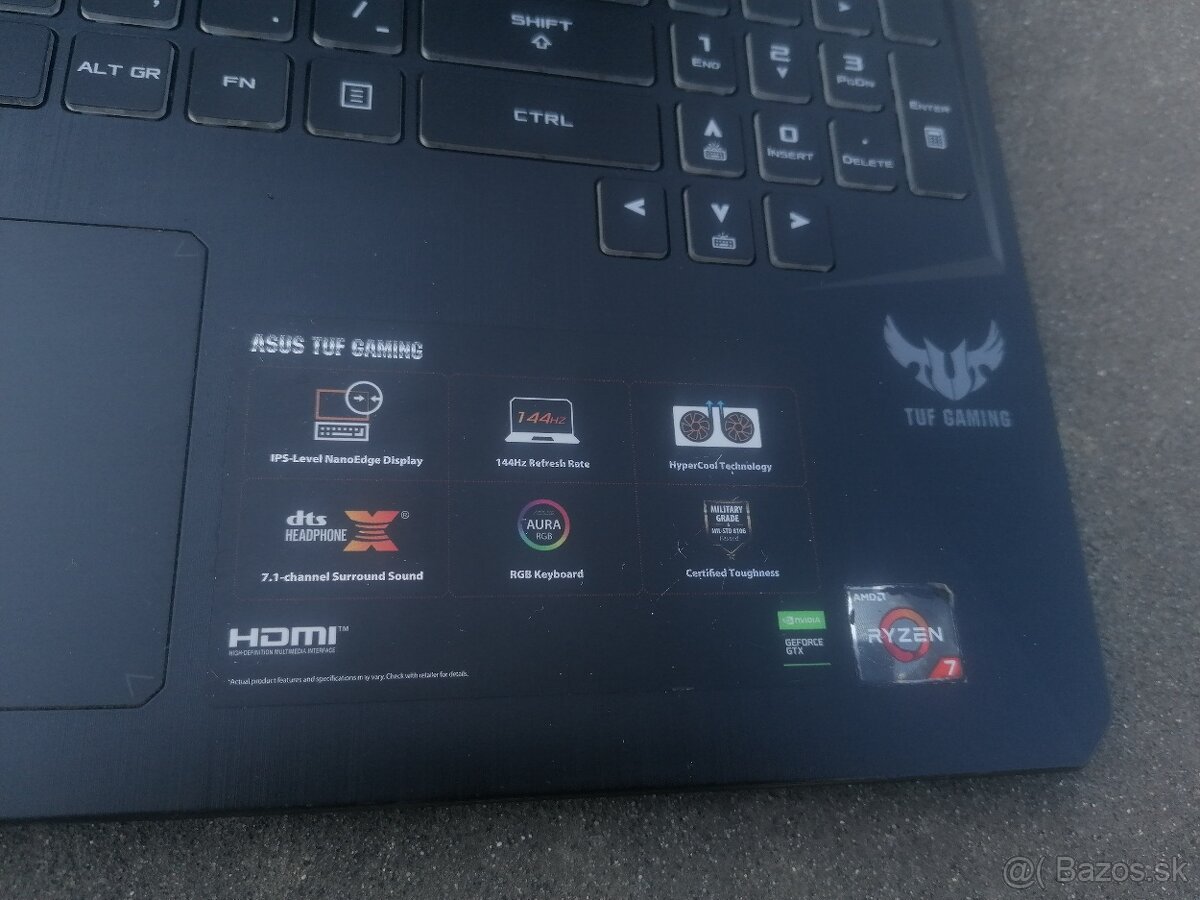 Predám notebook ASUS TUF GAMING