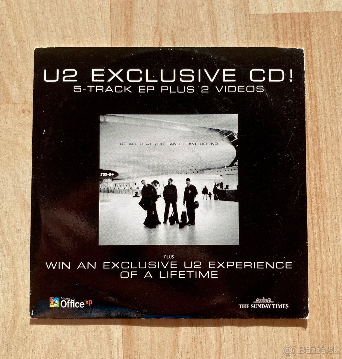 U2 : EXCLUSIVE CD : 5-Track EP + 2 Videos  -  Promo CD