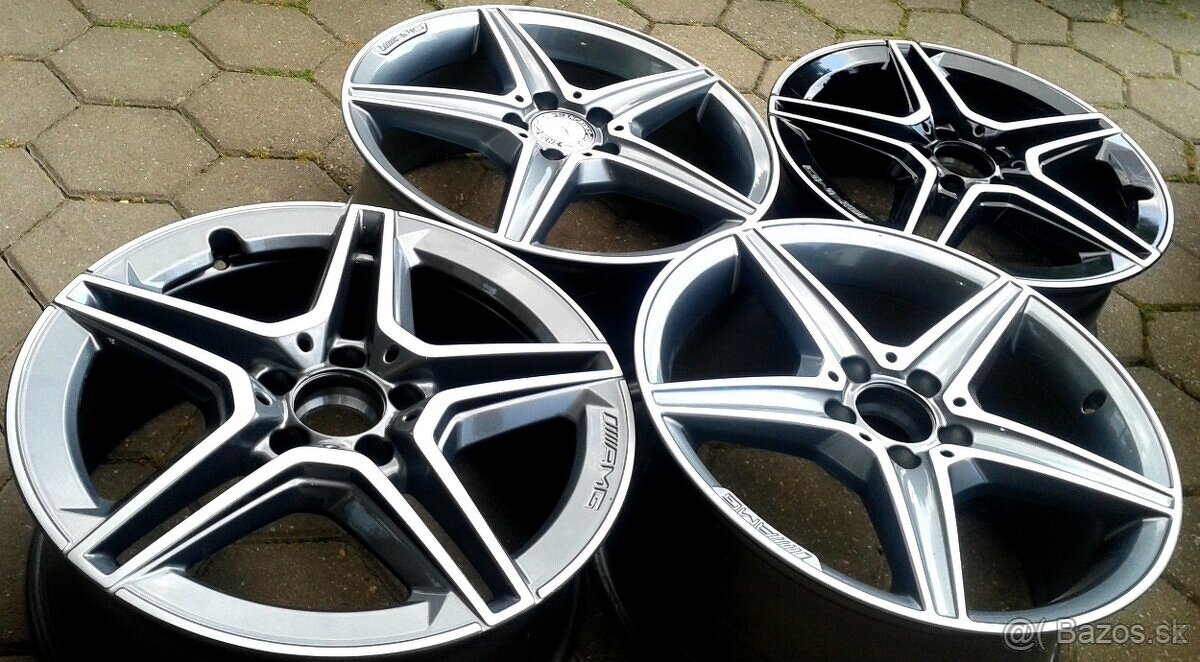 alu-disky R18 5x112, orig. AMG,