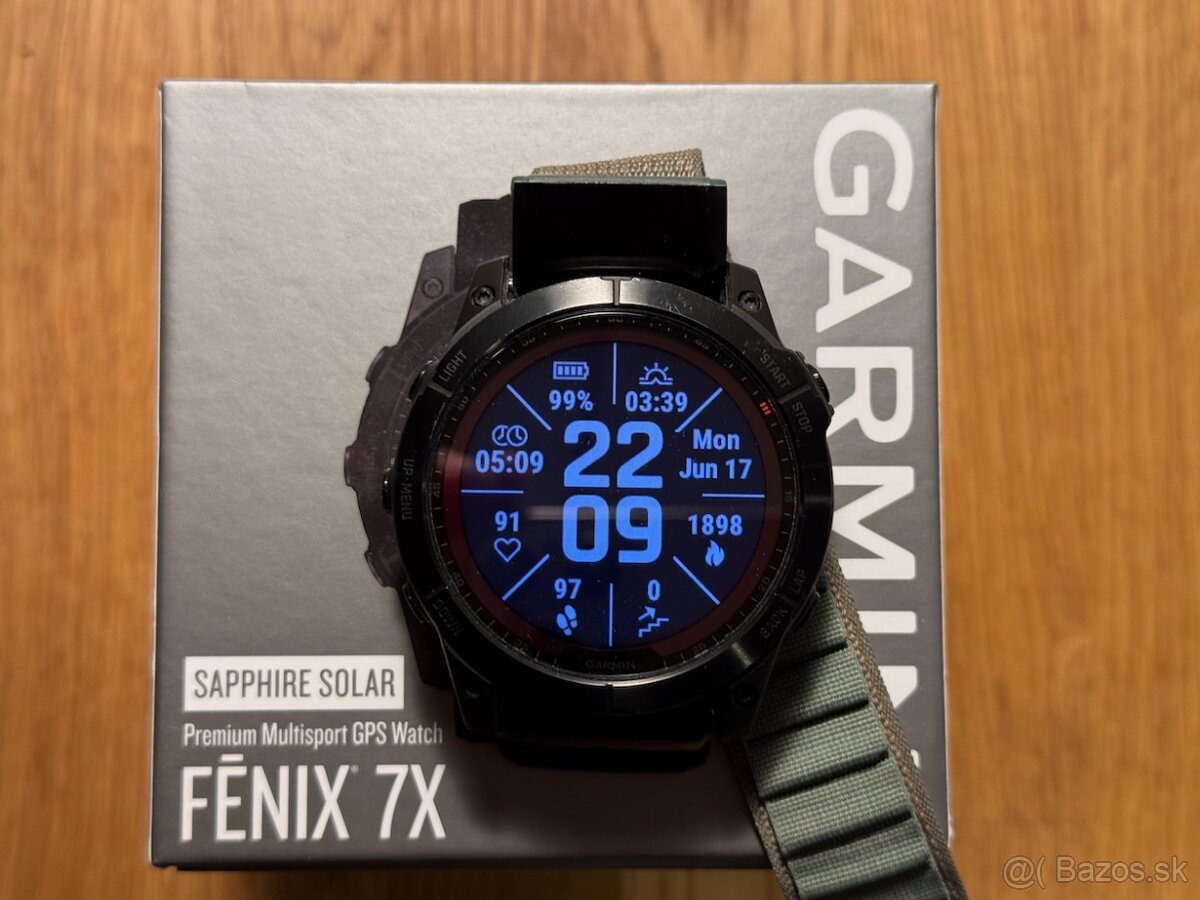 Garmin fenix 7X Sapphire Solar