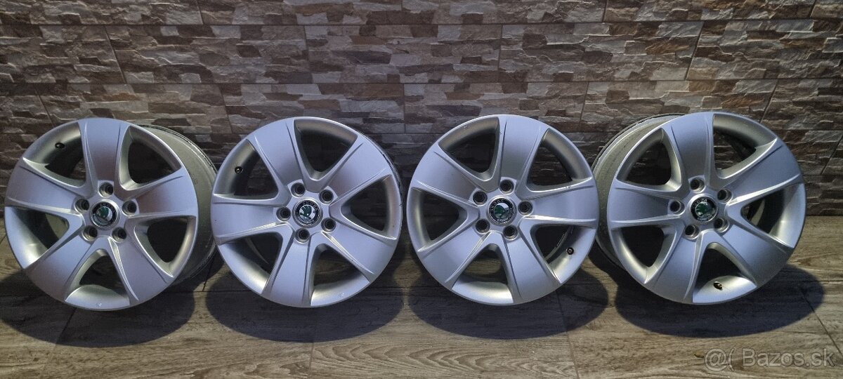 Predám originál Škoda CRATERIS elektrony 5x112 r16 ,6.5J x