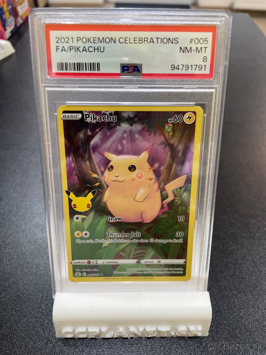 Pikachu Celebrations 2021 #005 Pokemon PSA8