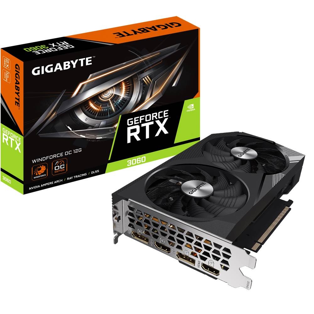 GIGABYTE GeForce RTX 3060 WINDFORCE OC 12G