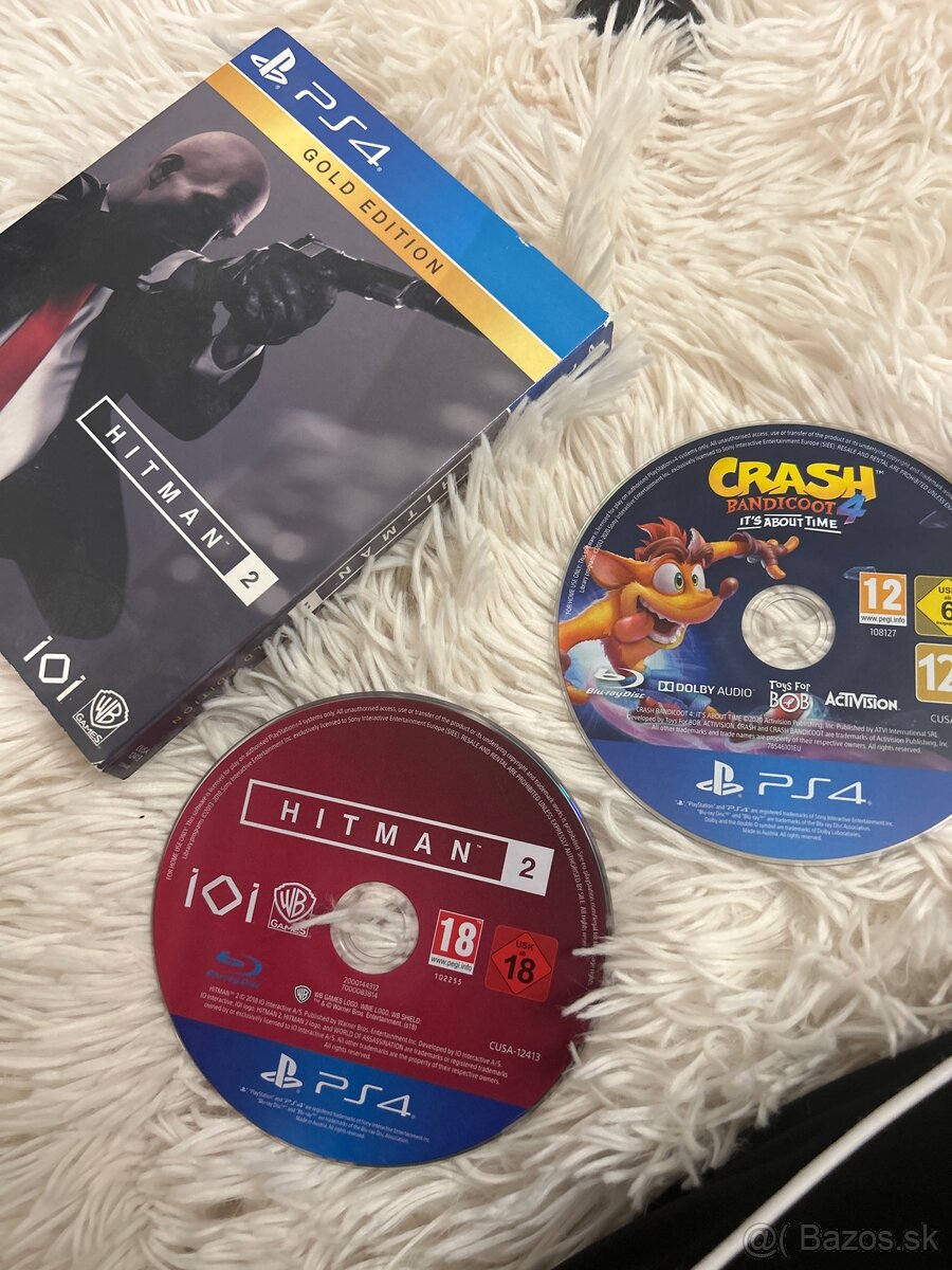 hitman 2 a crash bandicoot 4 na ps4