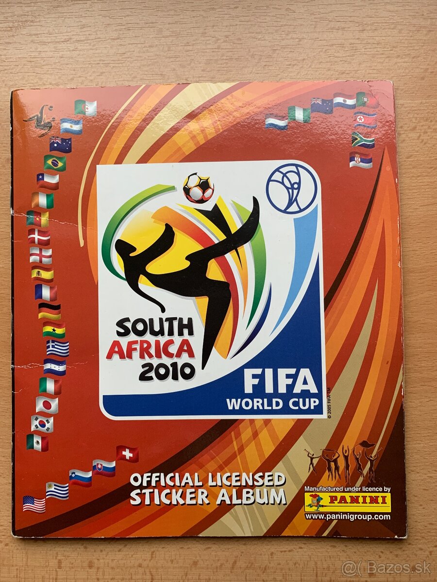 Panini 2010 FIFA south africa world cup album/Doprava zdarma