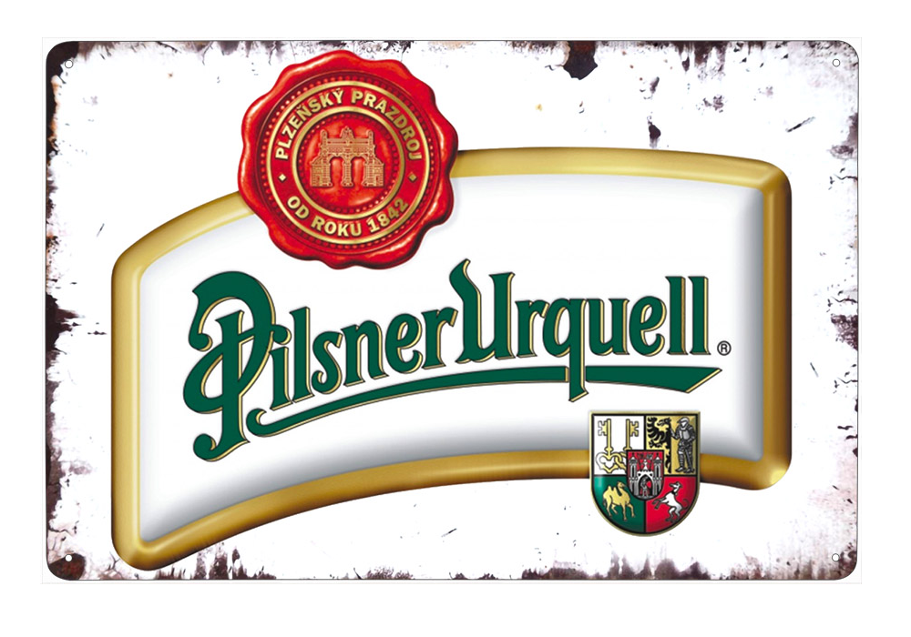 plechová cedule - Pilsner Urquell č. 16