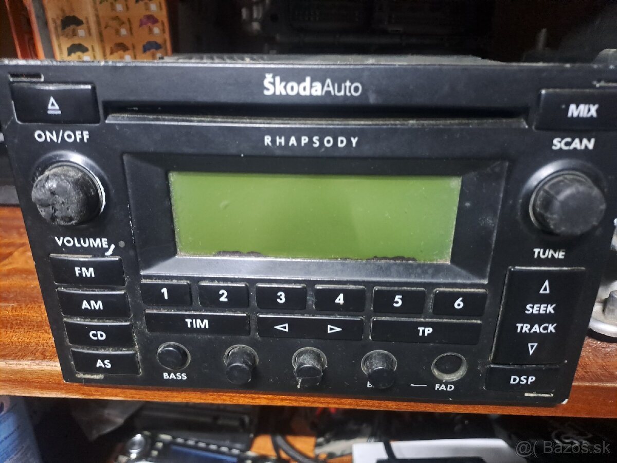 Škoda Rhapsody 2din Radio