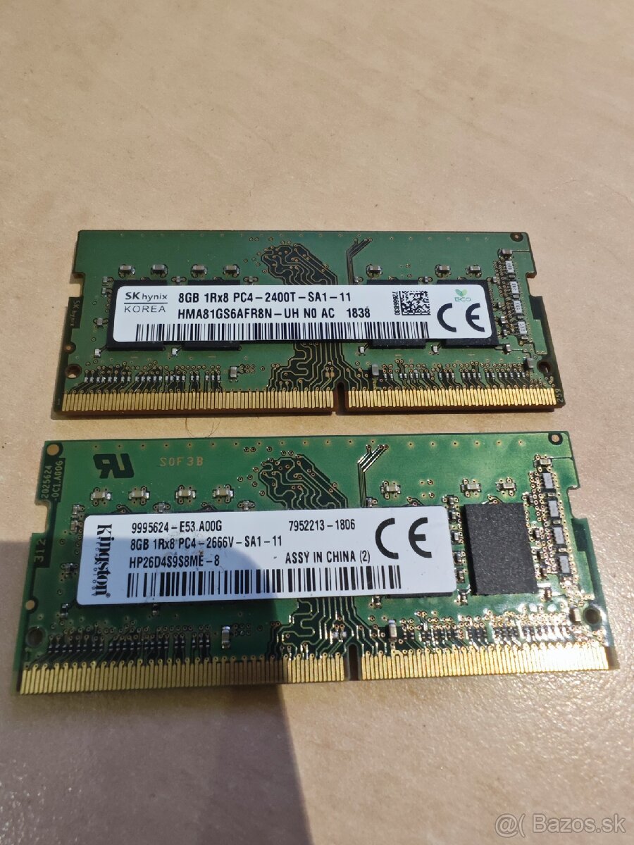 SO-DIMM DIMM 2GB 4GB 8GB DDR3 DDR4