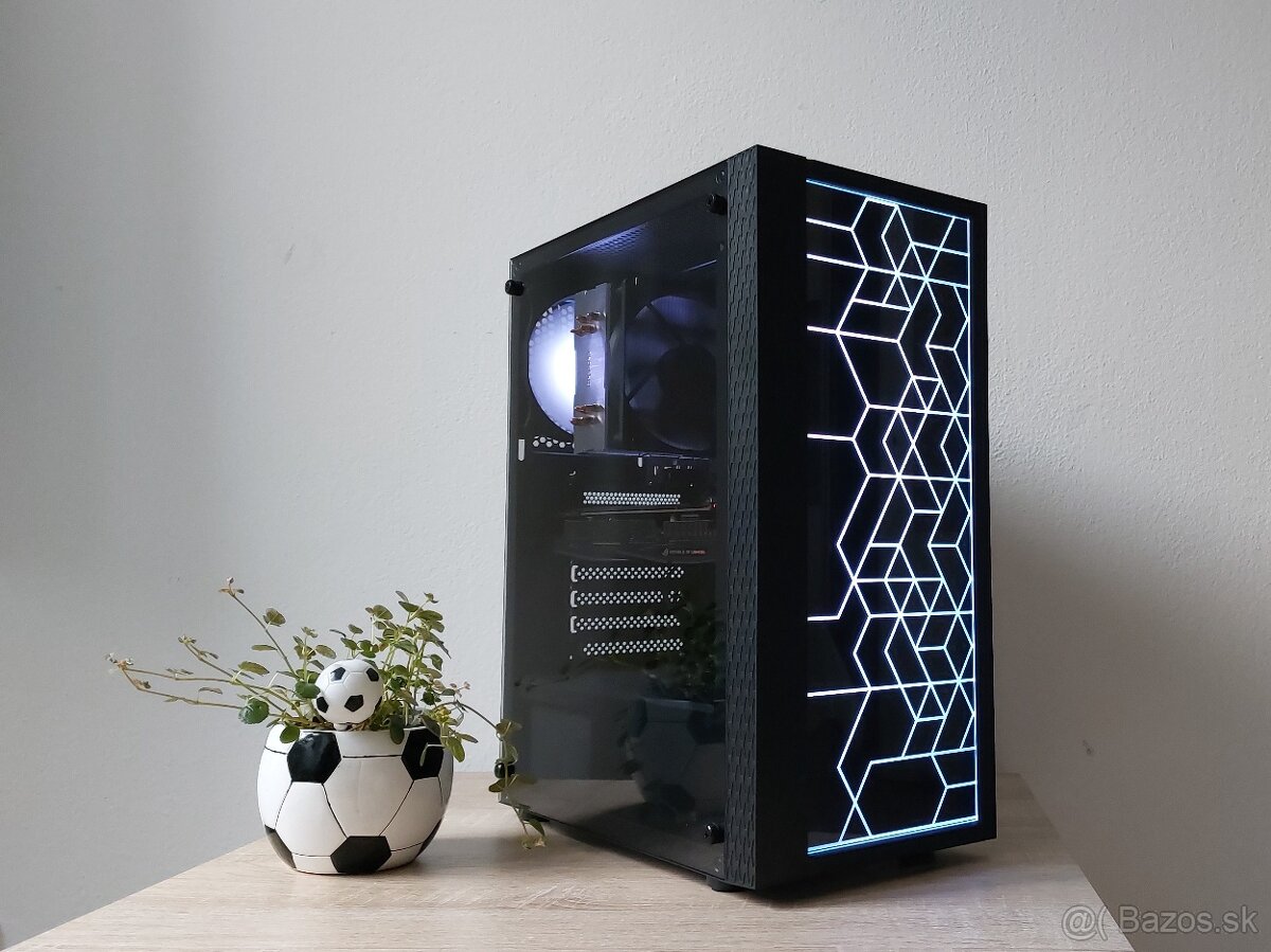 Herné pc Ryzen 5 5600X 6x3,70ghz/16GB/NVME/GTX1070 8GB