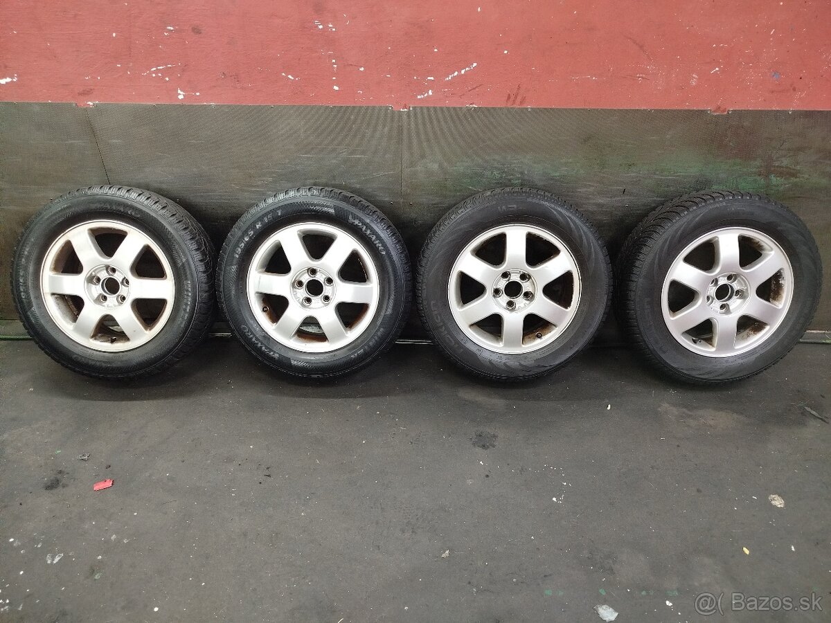 5x100 R15 195/65 R15 originál Audi zimné