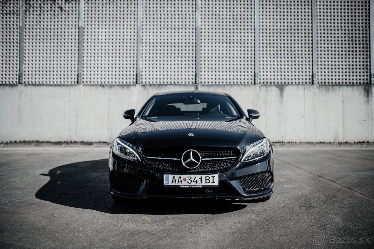 Mercedes C kupe 220d 43AMG OPTIC + NIGHT PAKET