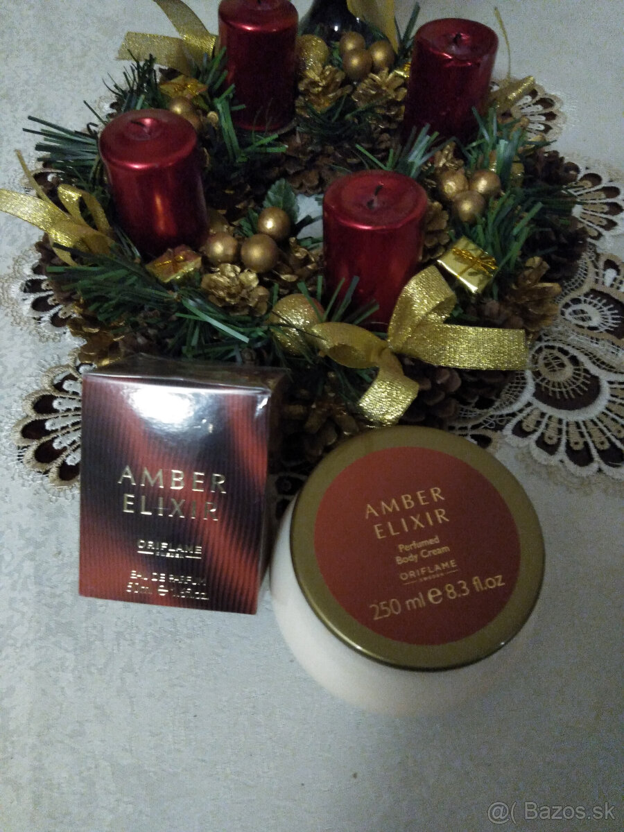 Damsky parfum Amber Elixir - sada