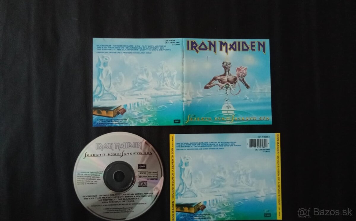 CD IRON MAIDEN-Seventh Son Of A Seventh Son