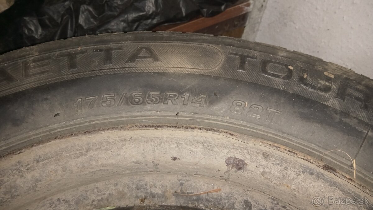 Pneumatiky 175/65 R 14 s diskami