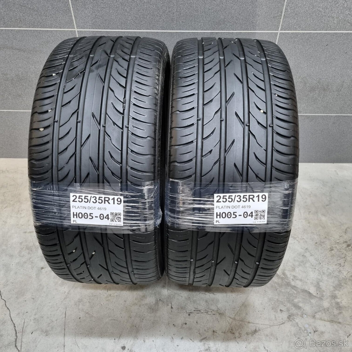 Letné pneumatiky 255/35 R19 PLATIN DOT4619